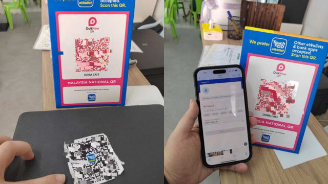 偷钱新招！马男偷天换日 他人餐馆贴上自己的二维码