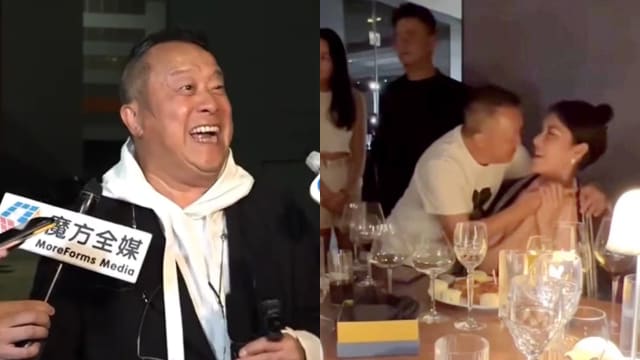 拥吻26岁辣模只是礼貌！曾志伟低调切割：根本不认识