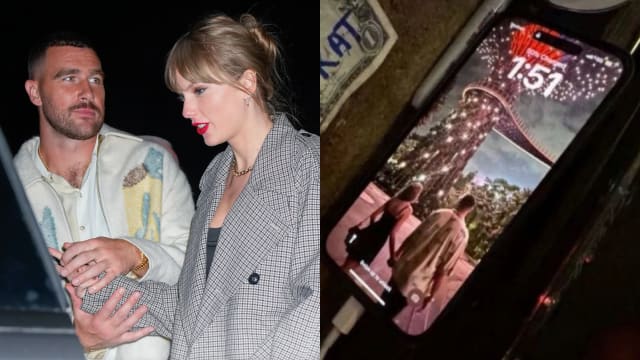 Travis Kelce手机壁纸疑曝光　竟是和Taylor  Swift在滨海湾花园的甜蜜约会照！