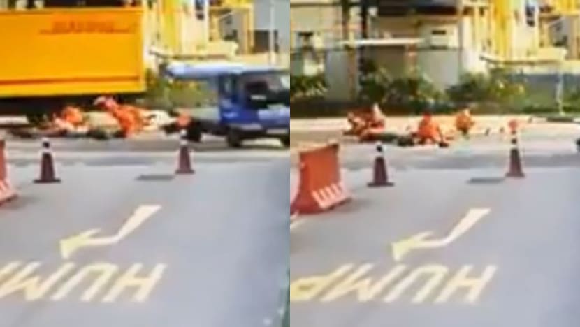 Six people thrown onto road after two trucks collide in Tanah Merah
