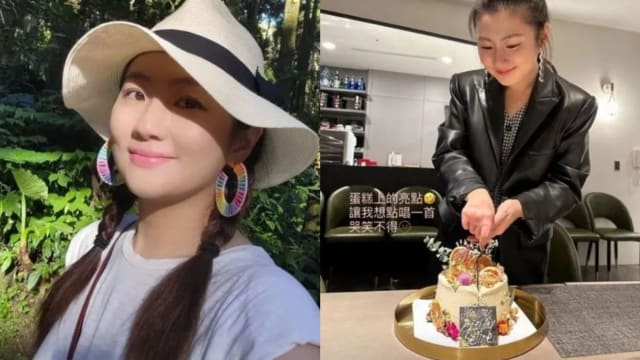 Happy Birthday to Seline？任家萱生日蛋糕摆乌龙