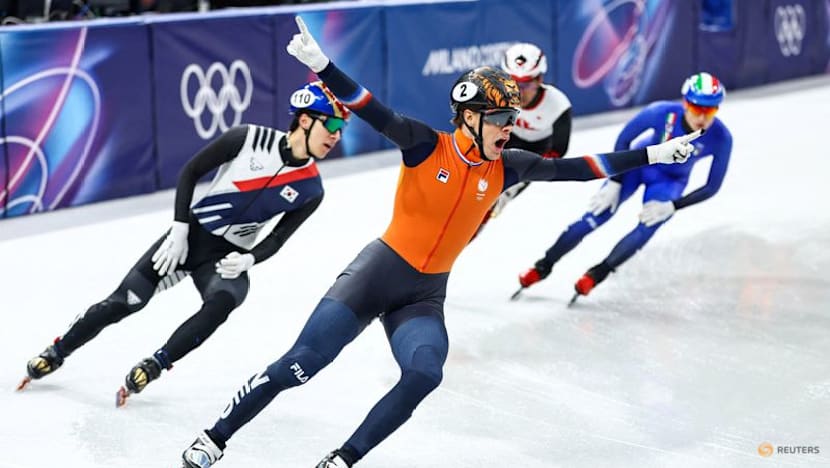 Short track-Dutch top medals table as Italy's Fontana makes history