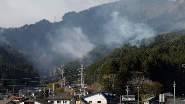 两日降雨难阻火势 日本岩手县林火仍未受控