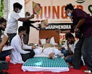Indian activist moved to hospital after 20-day hunger strike to protest country’s exam system 