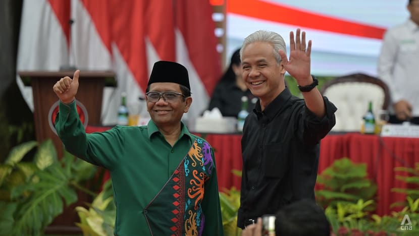 Indonesia’s senior minister Mahfud MD picked as VP running mate for ruling party’s presidential candidate Ganjar Pranowo Indonesia’s senior minister Mahfud MD picked as VP running mate for ruling party’s presidential candidate Ganjar Pranowo