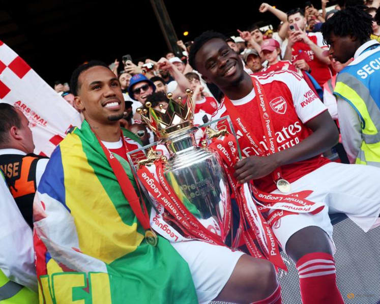 'It's our time' - Saka says Arsenal proved critics wrong with title triumph
