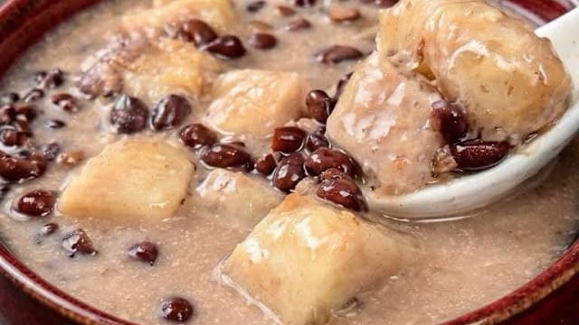 食谱：芋头红豆汤