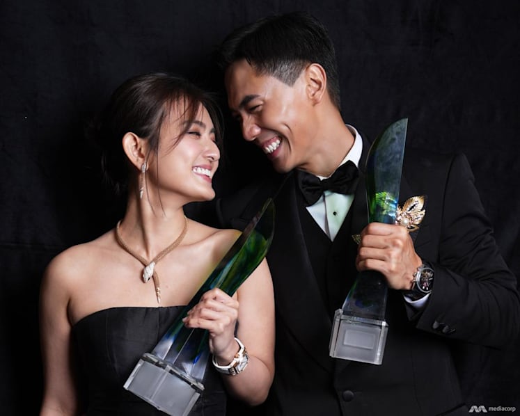 First-time Star Award winner Nick Teo admits voting for himself, is happier to see wife Hong Ling win