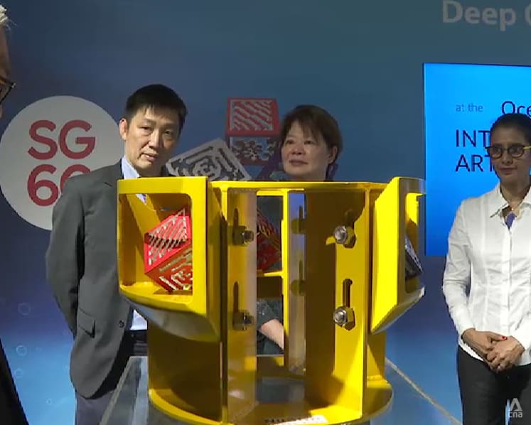 Singaporean’s 3D-printed artwork is the world’s deepest ocean art installation