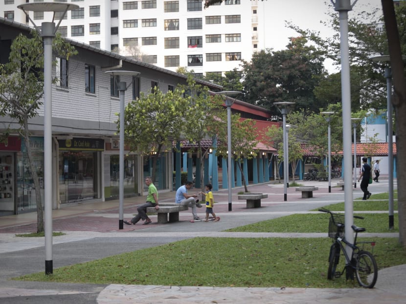 Sims Drive area, around dusk on Aug 31, 2016. Photo: Jason Quah
