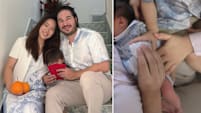 Rebecca Lim Gives Birth To Baby Girl, Husband Almost Misses Delivery
