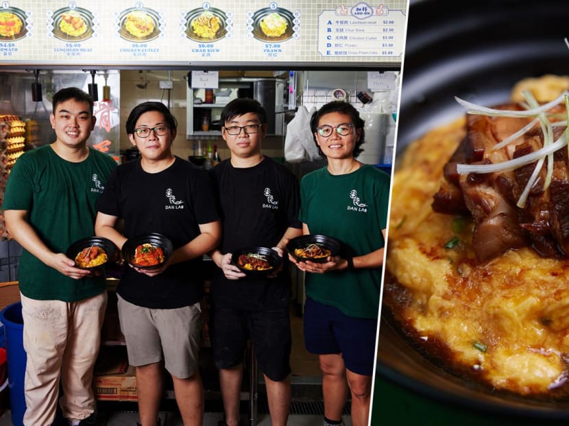 Eggslut Alum Open Scrambled Egg Rice Stall With House-Made Char Siew & Chicken Katsu Toppings