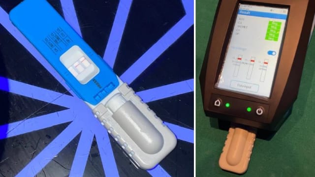 执法人员扫毒行动首次使用新唾液检测仪