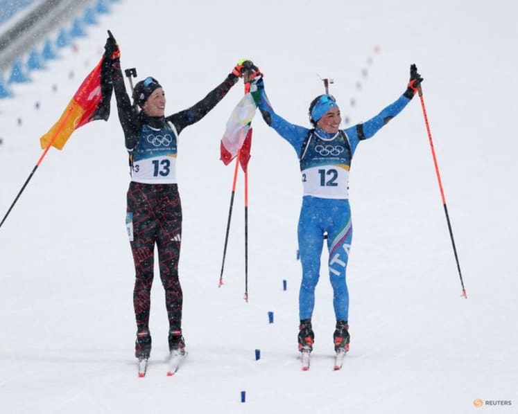 Biathlon-Italy's Wierer brings down curtain on career with last hurrah