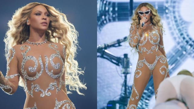 Beyoncé大尺度“裸体彩绘”现身　惊人造型曝光