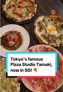 Tokyo’s famous Pizza Studio Tamaki has landed in Singapore! Its founder Tsubasa Tamaki and head chef Ryosuke Tanahara are a hoot with their infectious energy as they serve up fresh n’ hot Neapolitan pizzas! 🍕 #8dayseatrestaurant #8dayseat #pizza #trending 