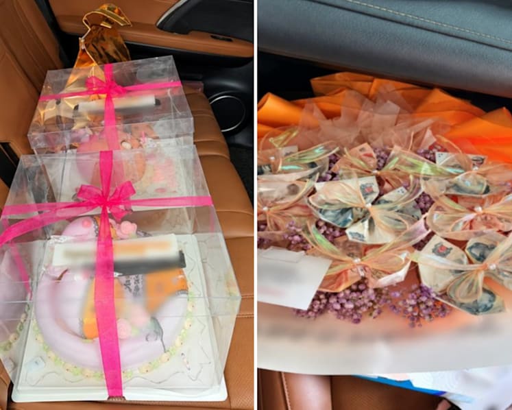 Birthday cakes, money bouquet among undeclared goods found at Singapore checkpoints Birthday cakes, money bouquet among undeclared goods found at Singapore checkpoints