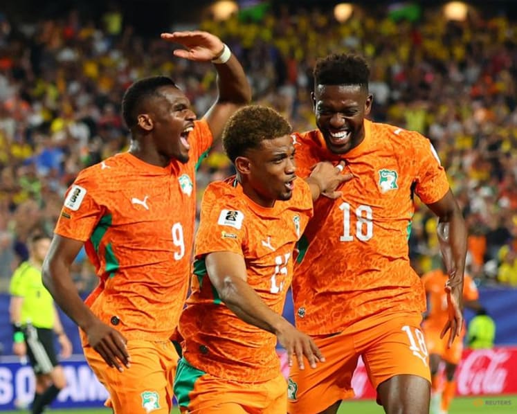 Late Amad strike seals Ivory Coast win over Ecuador