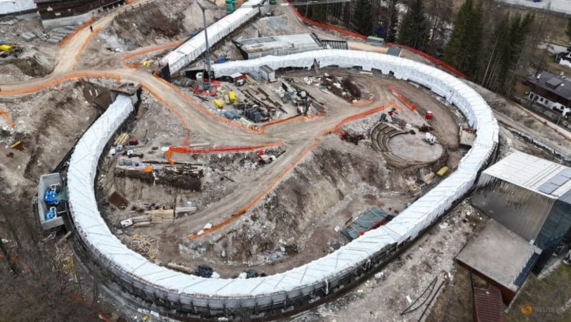 Athletes test Cortina sliding track ahead of 2026 Games Athletes test Cortina sliding track ahead of 2026 Games
