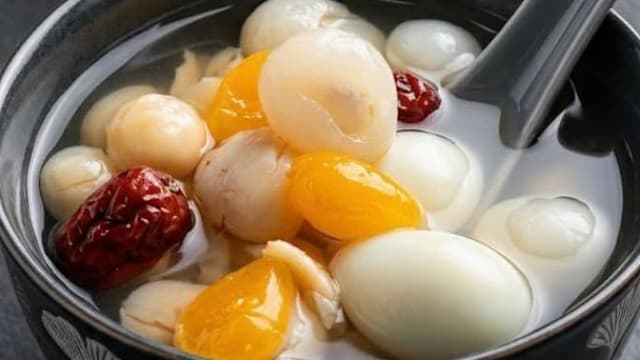 食谱：莲子白果龙眼糖水