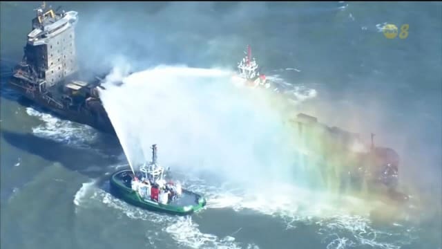 集装箱英格兰外海撞油轮 船长因过失杀人罪被捕