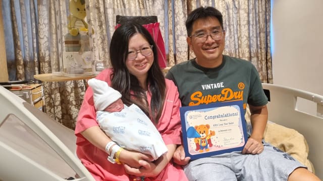 女娃2月29日出生 本地夫妇喜迎第六胎
