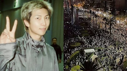Hordes Of Fans Swarm Hotel in Peru After BTS Concerts For Glimpse Of The K-pop Stars; RM Pleads: “Everyone Is Having Trouble Sleeping”