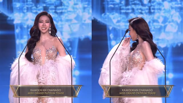 牙齿贴面台上脱落 泰选美佳丽淡定应对获赞