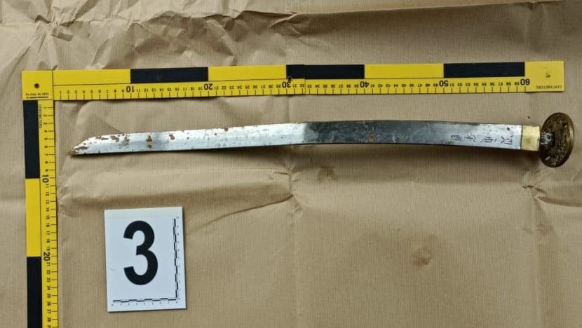 Lelaki akan didakwa di mahkamah; guna pedang untuk serang orang, 5 kereta di Buangkok  