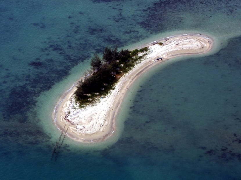 An aerial view of an unnamed Indonesian island in Riau province October 6, 2007. Photo: Reuters