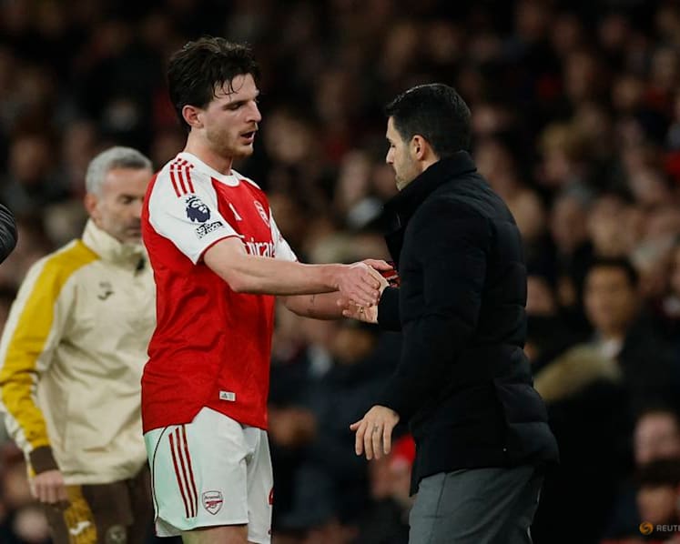 Arteta hits out at schedule after Rice, Mosquera forced off deepening Arsenal's injury woes