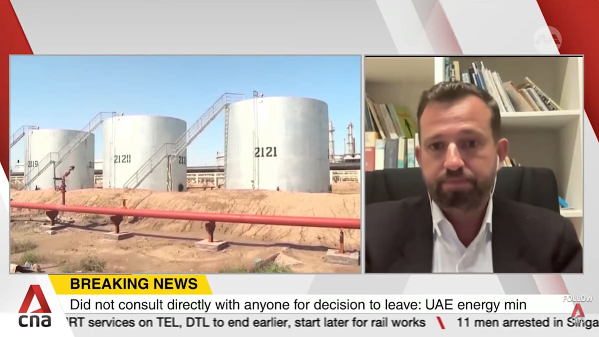 UAE announces it will leave OPEC and OPEC+ from 1 May - CNA