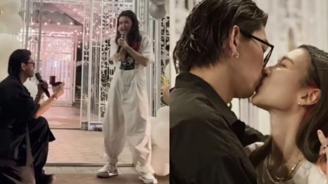 魏如昀点头嫁了　求婚现场忘情激吻