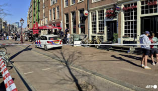 Amsterdam stabbing wounds five: Police
