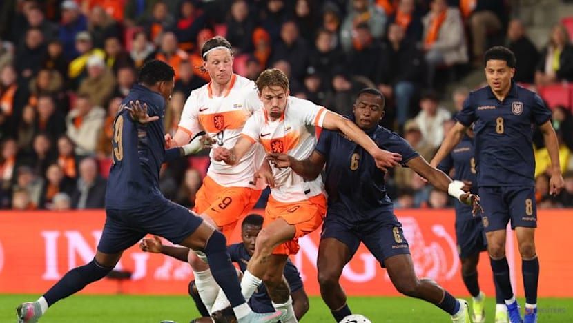 Dutch survive early red card to hold out for draw with Ecuador