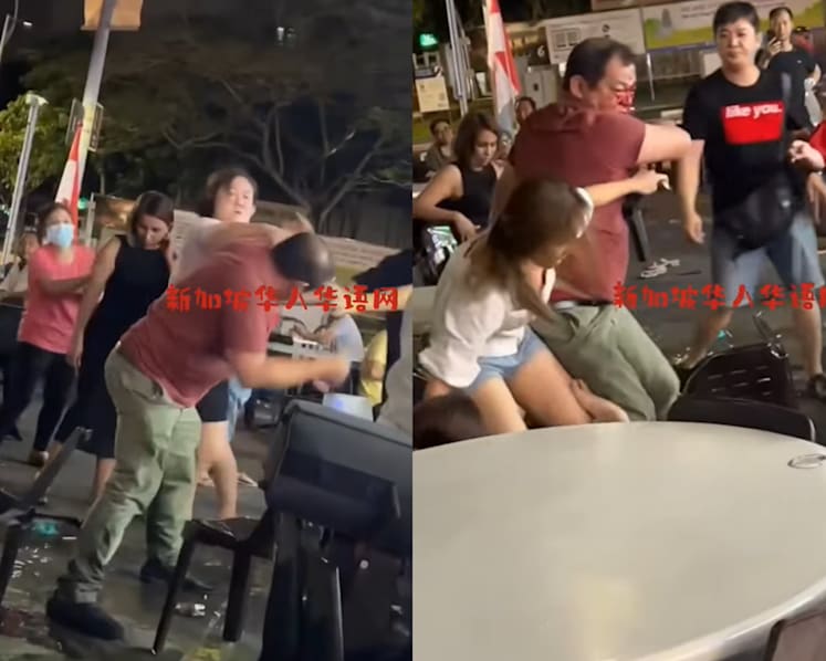 Man, 50, and woman, 45, arrested after brawl at Taman Jurong coffee shop