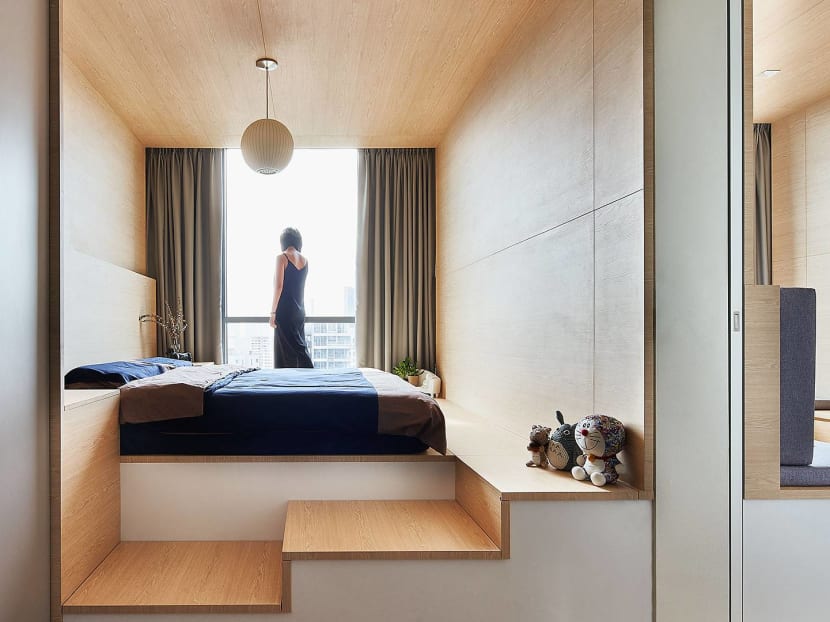 Form and function co-exist in this bachelor-pad-turned-newlyweds-nest.