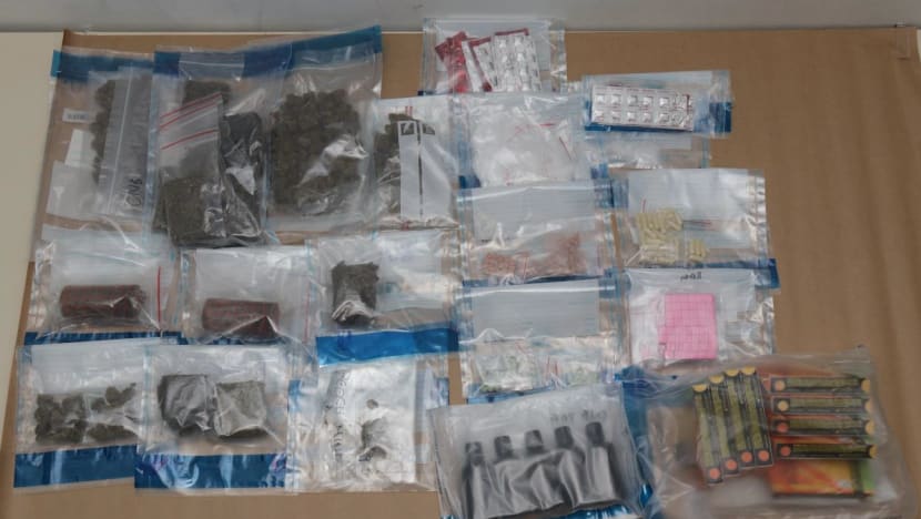 S$470,000 worth of drugs, including 2.6kg of cannabis, seized during raids S$470,000 worth of drugs, including 2.6kg of cannabis, seized during raids