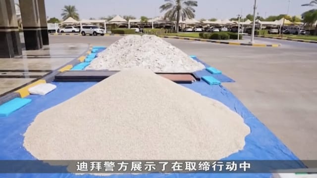 迪拜当局破获逾13吨毒品走私案 市价料总值超过10亿美元