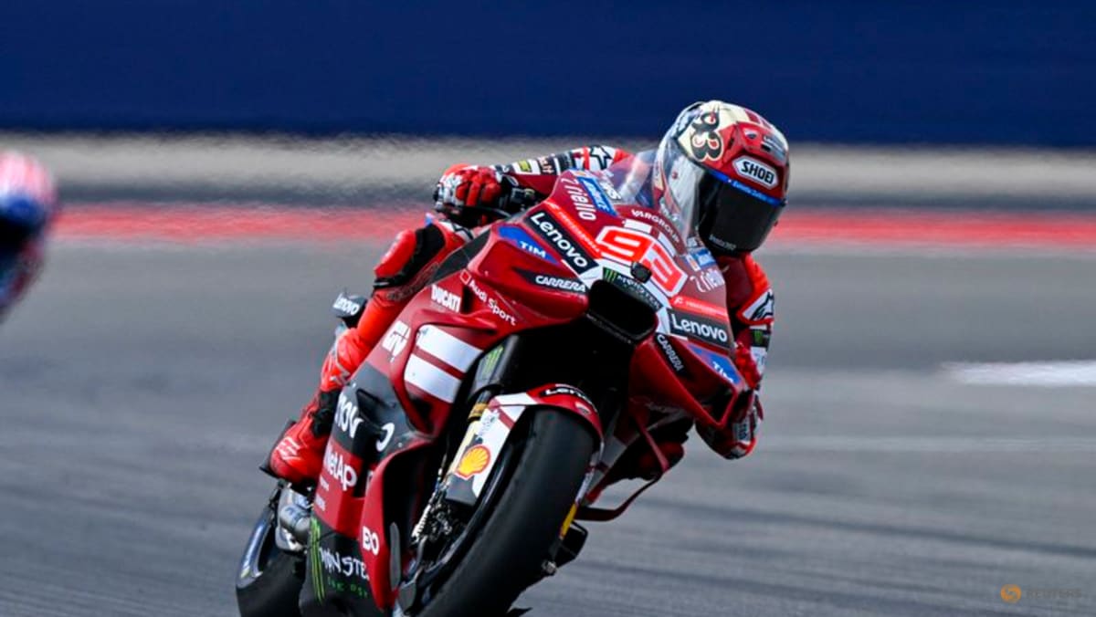 Marc Marquez wins chaotic Spanish GP sprint despite crash in rain