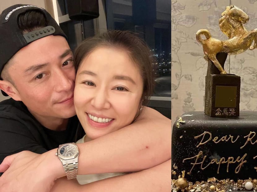 Also, check out the, um, award-worthy birthday cake her hubby got for her.