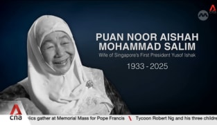 Puan Noor Aishah, wife of Singapore’s first President, honoured with State-assisted funeral