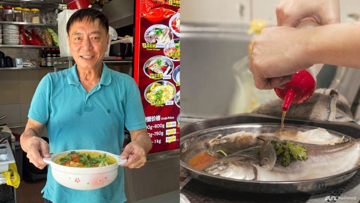 Former actor Huang Yiliang starts new life as a hawker, crab bee hoon draws hour-long queues