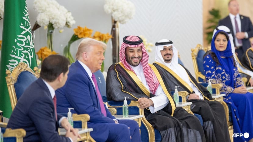 Saudi Crown Prince Mohammed bin Salman meeting with US President Donald Trump in Riyadh on May 13, 2025. (Photo: AFP via Saudi Royal Palace/Bandar Al-Jaloud)