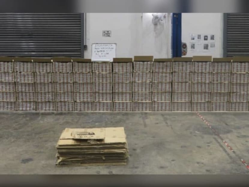 A total of 2,016 cartons of duty-unpaid cigarettes seized.