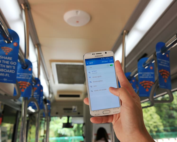 Free Wi-Fi offered on two public buses