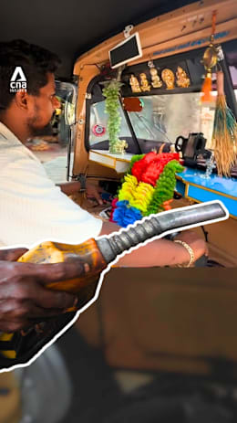 Fuel takes half his income — leaving him S$6 a day