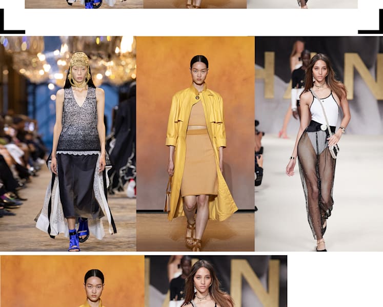 In Paris, celebrity sightings, splashes of colour and 80s beachwear