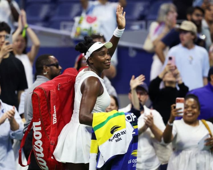 Kenin beats Venus Williams in late-night US Open encounter
