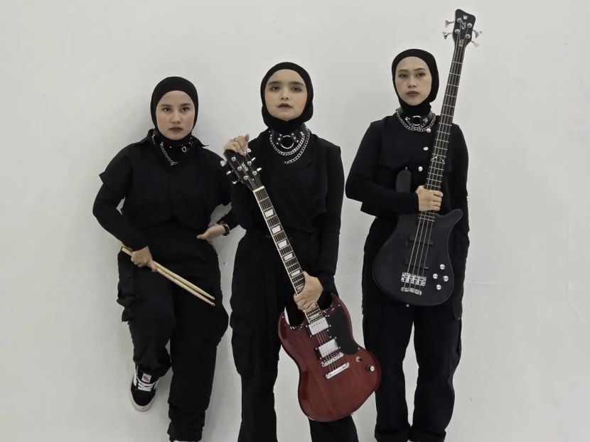 Heavy metal hijabi band Voice Of Baceprot on playing at this year's Glastonbury Festival Heavy metal hijabi band Voice Of Baceprot on playing at this year's Glastonbury Festival